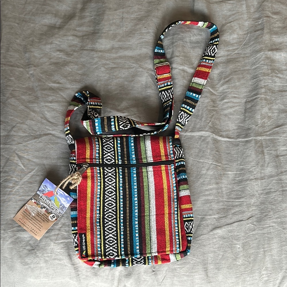 Colorful Patterned Crossbody Bag
